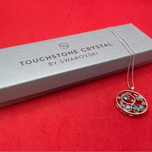 Touchstone Crystal “Floating Bubbles” Necklace